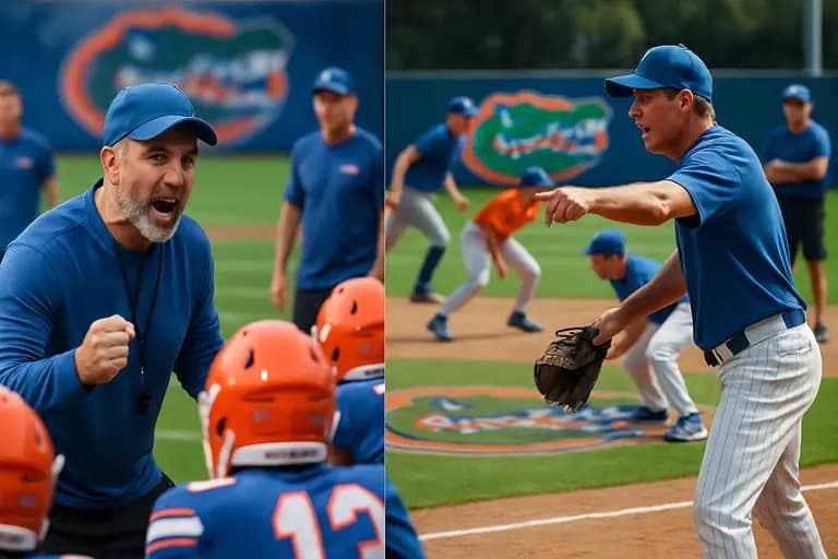 Florida football and baseball athletes train on campus fields in Gainesville