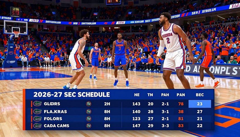 Florida's upcoming SEC schedule
